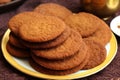 a plate of cookies Royalty Free Stock Photo