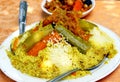 A plate of couscous