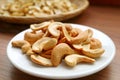A Plate of Delectable Roasted Cashew Nut Kernel