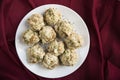 Plate of Dumplings Royalty Free Stock Photo