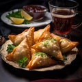 Lambic-infused Samosa With A Stunning Visual Appeal