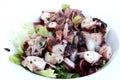 Fresh octopus salad Royalty Free Stock Photo