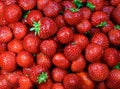 Plate of fresh strawberies. Vitamins, diet, health Royalty Free Stock Photo