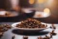a plate of fried insects on a table with a bowl of fried roachs Royalty Free Stock Photo