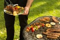 Plate full of food Royalty Free Stock Photo