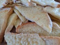 A plate full of grilled cheese on toast Royalty Free Stock Photo