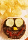 Hamburger Plate Face