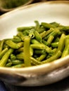 Plate of Italian green beans