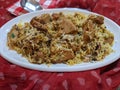 A plate of Jackfruit  Biryani Royalty Free Stock Photo