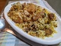 A plate of Jackfruit  Biryani Royalty Free Stock Photo