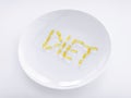 Plate with meds Royalty Free Stock Photo