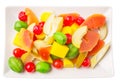 A Plate Of Mix Variety Of Pickled Fruit VII Royalty Free Stock Photo