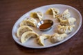 Plate of momo