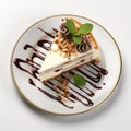 Highly Detailed 4k Cheesecake Photo For Professional Advertising And Food Photos