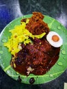 Nasi Kandar, a Malaysian comfort food usually served in mamak restaurants in Malaysia