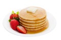 Plate of pancakes Royalty Free Stock Photo