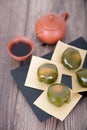 A plate of Qingming Youth League and tea