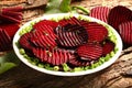 Plate of Roasted beetroot