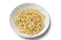 Plate of Spaghetti - Isolated