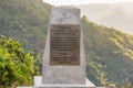 plate of Treaty Stone memorial found in Kampung Kiau