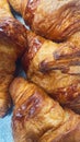 Plate of typical French pastries for breakfast Royalty Free Stock Photo