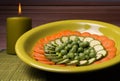 A plate with vegetables . Royalty Free Stock Photo