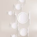 Plate web icon Royalty Free Stock Photo