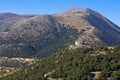Plateau of Askyfou at Crete island in Greece Royalty Free Stock Photo