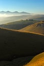 Plateau of Lessinia and Italian Alps