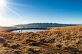 Plateau of Lessinia and Monte Baldo in winter - Veneto Italy Royalty Free Stock Photo