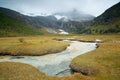 Plateau river in sichuan of china Royalty Free Stock Photo