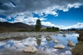 Plateau scenery,daocheng,china Royalty Free Stock Photo