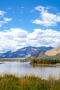 Plateau scenery landscape reflection Royalty Free Stock Photo