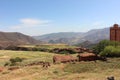 Plateau Yagour, 2150 meters above sea level, between the High Atlas Mountains, Morocco Royalty Free Stock Photo