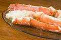 Plateful of Alaskan King Crab Legs Royalty Free Stock Photo