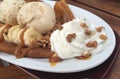 A Plateful of delicious desserts Royalty Free Stock Photo