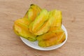 Plateful Of Star Fruits Royalty Free Stock Photo