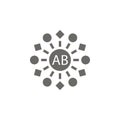 Platelet , Ab icon. Element of blood donation icon. Premium quality graphic design icon. Signs and symbols collection icon for