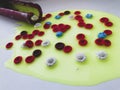 Platelets made from polymer plasticine, covid-19