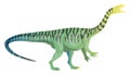 Plateosaurus, illustration, vector