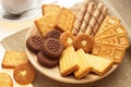 Plater full of biscuits