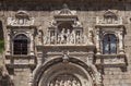 Plateresque facade of Santa Cruz museum in Toledo Royalty Free Stock Photo