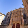 The platereque facade of the University of Salamanca, Spain