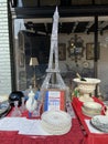 Plates and Eiffel Tower at the 21st Annual Georgetown French Market