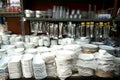 Plates, glassware, utensils and other kitchenware sold at a store in Dapitan Arcade in Manila, Philippines.