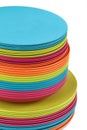 Plates stacked Royalty Free Stock Photo