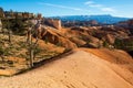 Plateu view. View from down of hoodoos