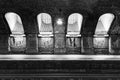 Platform of Baker Street tube station,