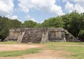 Platform of the Eagles and Jaquars, Chichen Itza Royalty Free Stock Photo