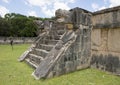 Platform of the Eagles and Jaquars, Chichen Itza Royalty Free Stock Photo